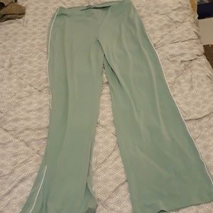 Zara track pants with white piping
